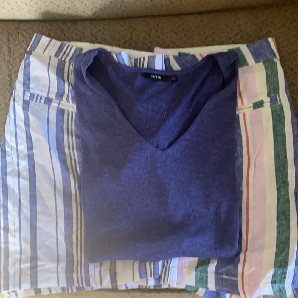 Two pair of shorts and an adorable matching top!